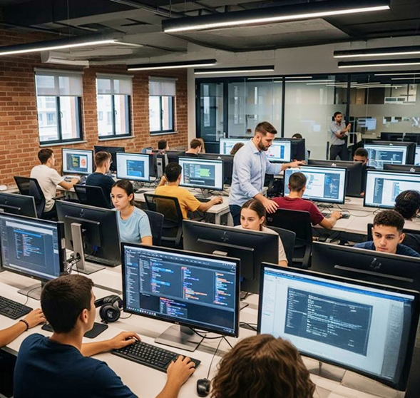 High-volume developer hiring