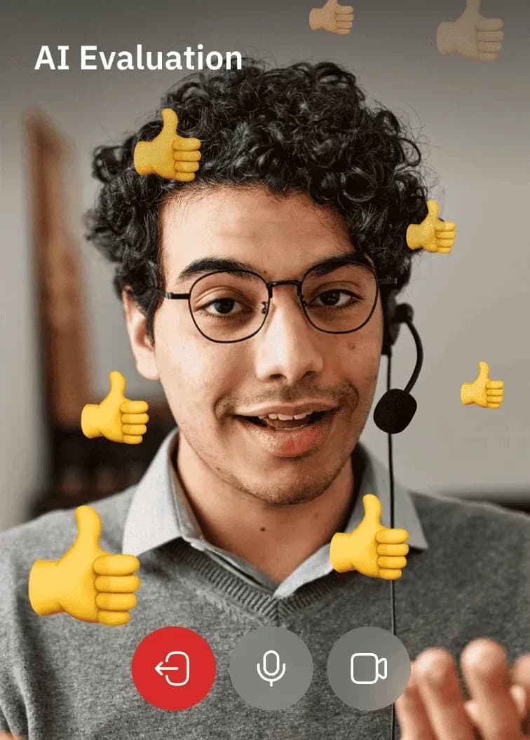 AI Evaluation — Real-time candidate scoring