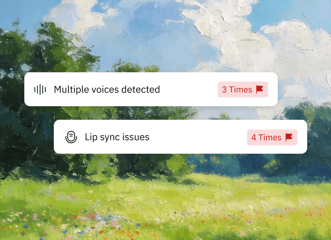 AI-generated answer flagging